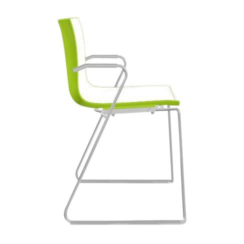 Catifa 46 0287 Armchair Bicolour Skids Chrome